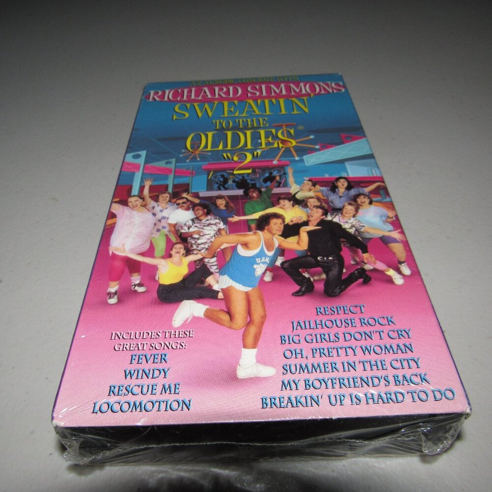 Richard Simmons Sweatin’ to the Oldies 2 VHS | Vintage 90s Aerobics Workout